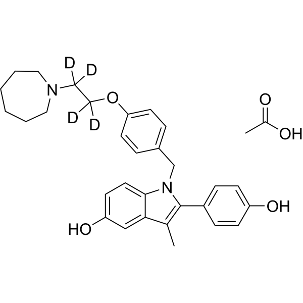 Bazedoxifene-d4 acetate (TSE-424-d4 acetate) 1795027-71-2